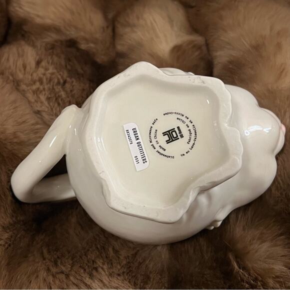 Urban Outfitters 3D Cat Mug Kitten White Coffee Tea Cup Ceramic Stoneware - Picture 4 of 8